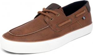 Мужские повседневные топсайдеры Nautica, лоферы с мок-ноу и мягкой стелькой, кроссовки в морском стиле, Brown-allegheny