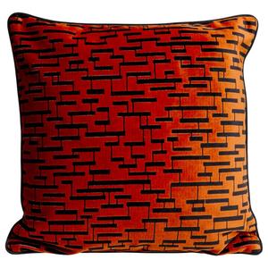 Декоративная подушка Kare Design Suono, полиэстер - черный / оранжевый