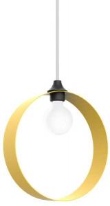 Подвесной светильник Lumicom Nucleo Mono, 40x40x40 см, желтый