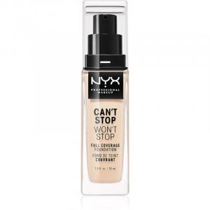 NYX Professional Makeup Can’t Stop Won’t Stop Full Coverage Foundation тональная основа с плотным покрытием оттенка 03 Porcelain, 30 мл Inna Marka