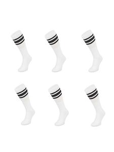 Носки COFI 1453 Basketsocken Schwarz gestreift OneSize Weiß, белый