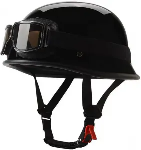 Ретро мотоциклетный шлем, шлем-капюшон, полушлем, сертифицированный ECEDOT, немецкий шлем-«джет», открытые мотоциклетные полушлемы, полушлемы для скутеров с очками, для взрослых, женщин и мужчин YMCXZDP, K