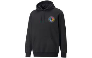 Худи приталенное классическое с длинным рукавом мужское PUMA, черный