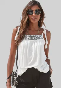 Вершина Lascana, Creme Schwarz