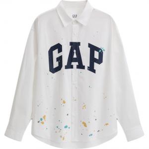 GAP Рубашка унисекс белая