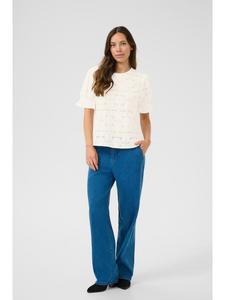 Блузка с короткими рукавами CRLibby, стандартный крой, цвет Белый снег. Cream