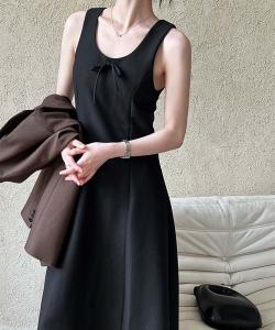 aimoha -select-/Ribbon Jumper Skirt