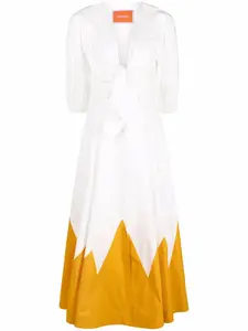 Платье Peek-A-Boo с графичным принтом La DoubleJ, белый