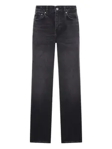 Джинсы с вышитым логотипом Represent, черный