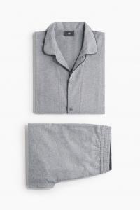 Фланелевая пижама H&M, серый
