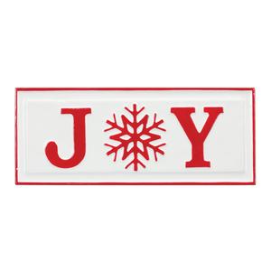 Панно для стены Melrose International Metal Joy, 2 штуки, белый / красный