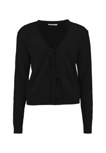 Кардиган Hailys MIT BINDEBÄNDERN UND V AUSSCHNITT , Schwarz/Black