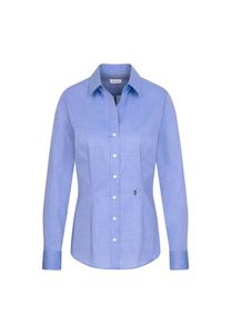 Блузка-рубашка черная роза Seidensticker, цвет Mittelblau (0014)