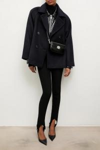 Шерстяное пальто Answear.Lab, темно-синий