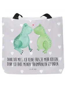 Шоппер Mr. & Mrs. Panda, серый пастельный