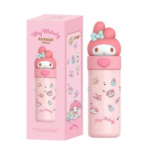 Термостакан Echos Hello Kitty из нержавеющей стали 316, 400 мл Sanrio, Melid Insulated Cup + Stickers + Cup Brush