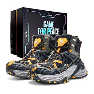 OGR Высокие короткие ботинки Martin Peace Elite x RATTLESNAKE, унисекс, парашют, оранжевого цвета, до середины голени