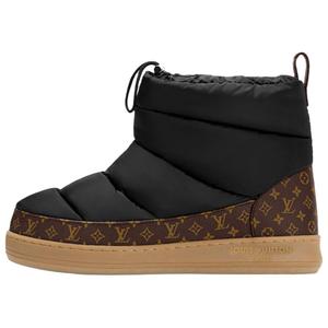 LOUIS VUITTON Женские термооблачные противоскользящие короткие зимние ботинки Black