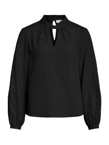 Блуза VILA VIVEAMA, черный