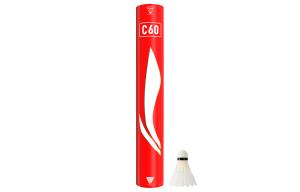 Лининг C60 воланчик из утиного пера 12 штук CiGu волан для матча из утиного пера