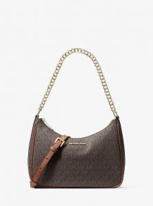 Большая сумка-трансформер через плечо Jet Set Travel с фирменным логотипом Michael Kors Outlet, коричневый