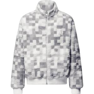 SKI Skiing Series Velvet Jacket Men Серый Белый Louis Vuitton