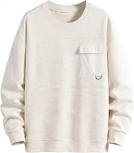 Винтажный свитшот с круглым вырезом для мужчин