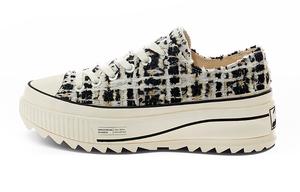 Кеды унисекс с низким верхом белые/черные/золотые Excelsior