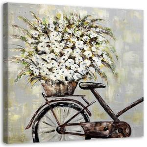 Фрески Feeby Blumen wie gemalt Beige, 60x60x2 см, серый