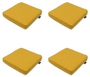 Подушка для сиденья Madison Canvas 4er-Set, желтый