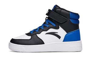 Детские кроссовки для скейтбординга GS High-top белые/черные/синие Anta Kids