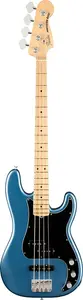 Бас-гитара Fender American Performer Precision, гриф из клена, сатиновый цвет Lake Placid Blue с фирменным чехлом Deluxe Fender