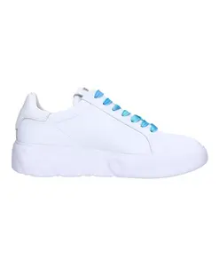 Кроссовки прозрачно-синие Love Moschino, белый