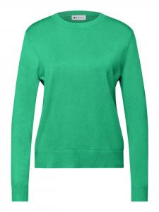 Street One Базовый зеленый пуловер