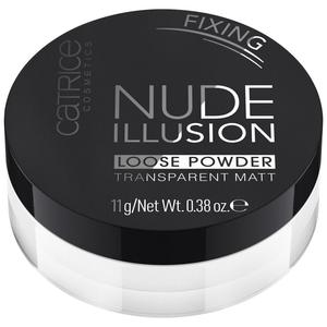 Пудра для лица nude illusion loose powder transparent matt Catrice, вес 11 гр.
