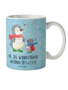 Детская кружка Smörle, зимняя, с надписью ледяного голубого цвета Mr. & Mrs. Panda