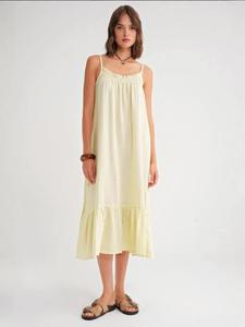 MixRay Платье в пастельно-желтом цвете