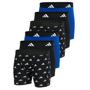 ADIDAS Мужские трусы-боксеры, упаковка из 6 шт., эластичные, Active Flex Cotton