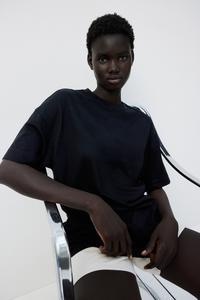 Футболка оверсайз H&M, черный