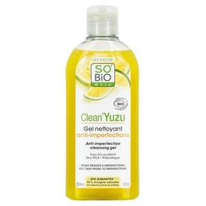 So'Bio Étic Clean'Yuzu Очищающий гель для устранения несовершенств кожи, органический, 200 мл Sobio Etic