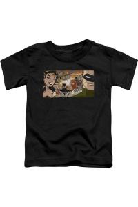 Футболка для малышей с коротким рукавом "Лига справедливости Америки" Gildan, черный