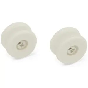 Крепление для приватной ширмы GARDINIA «моталка для шнура с винтами», (6 шт.), аксессуары алюминиевые жалюзи, белый