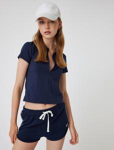 Рубашка Koton, темно-синий