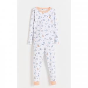 Детский длинный пижамный комплект на Хэллоуин Babycottons, full-print