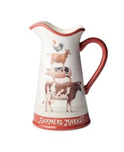 Винтажный фермерский кувшин Certified International, цвет miscellaneous