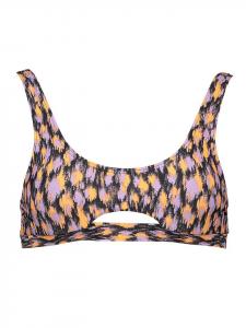 Верх бикини LASCANA, цвет schwarz/orange/flieder