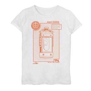 Футболка с плакатом «Сброс заряда Marvel Loki» для девочек 7–16 лет Marvel