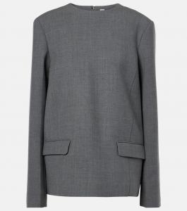 Футболка с круглым вырезом Toteme, Grey Melange