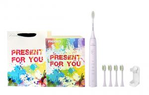Электрическая зубная щетка для пары мужская и женская звуковая вибрирующая зубная щетка с мягкими щетинками 5 режимов HX2471 PHILIPS, Hx2471/02 Beloved Box