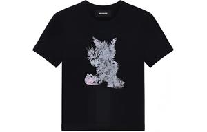 Футболка Cotton с принтом Monster Graphic WE11DONE, черный